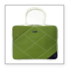 Quilted sequin briefcase